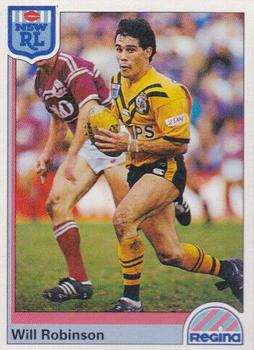 1992 Regina NSW Rugby League #172 Will Robinson Front